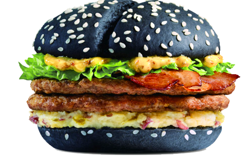 dark burger